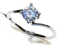 Ringe EXTRA GOLD Dame 9K in Weißgold Cubic Zirconia 9K SOLITARIO ZIRC G 1.20 B